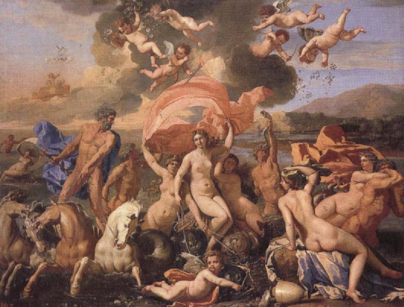 Nicolas Poussin Triumph of Neptune and Amphitrite Sweden oil painting art